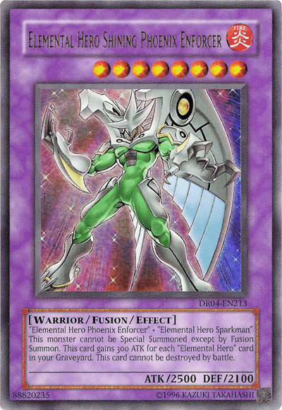 Elemental HERO Shining Phoenix Enforcer [DR04-EN213] Ultra Rare - Josh's Cards