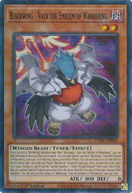 Blackwing - Vata the Emblem of Wandering [DABL-EN001] Super Rare - Josh's Cards