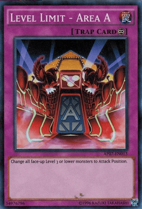 Level Limit - Area A [AP07-EN013] Super Rare - Josh's Cards