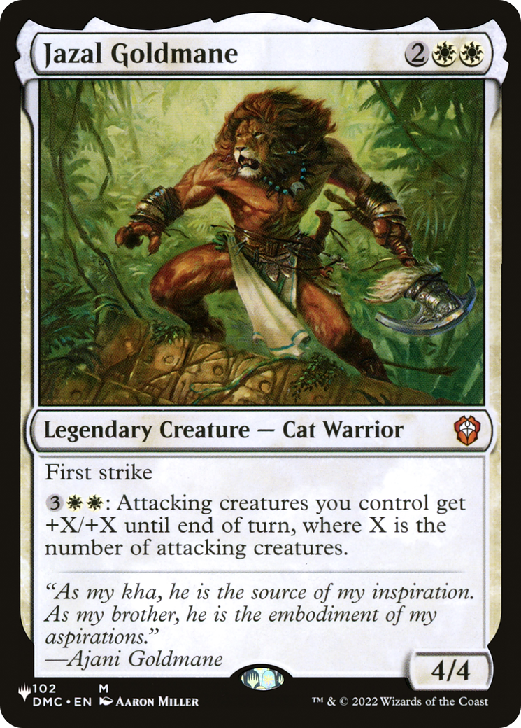 Jazal Goldmane (LIST-DMC-102) - The List