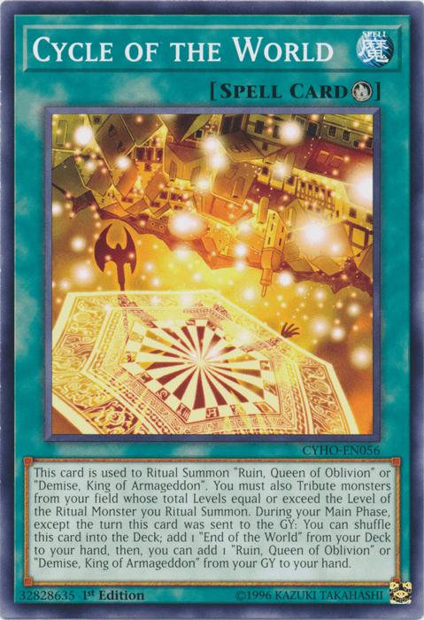 Cycle of the World [CYHO-EN056] Common - Josh's Cards