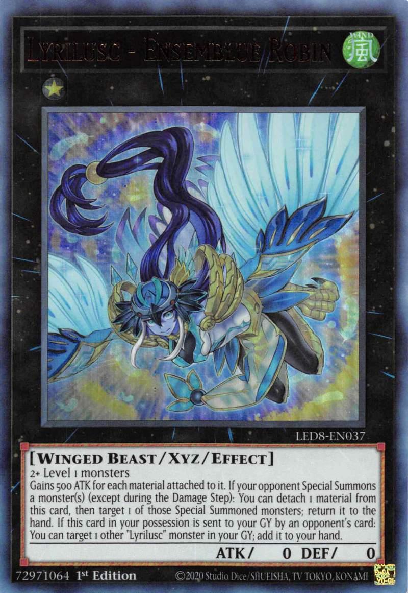 Lyrilusc - Ensemblue Robin [LED8-EN037] Ultra Rare - Josh's Cards