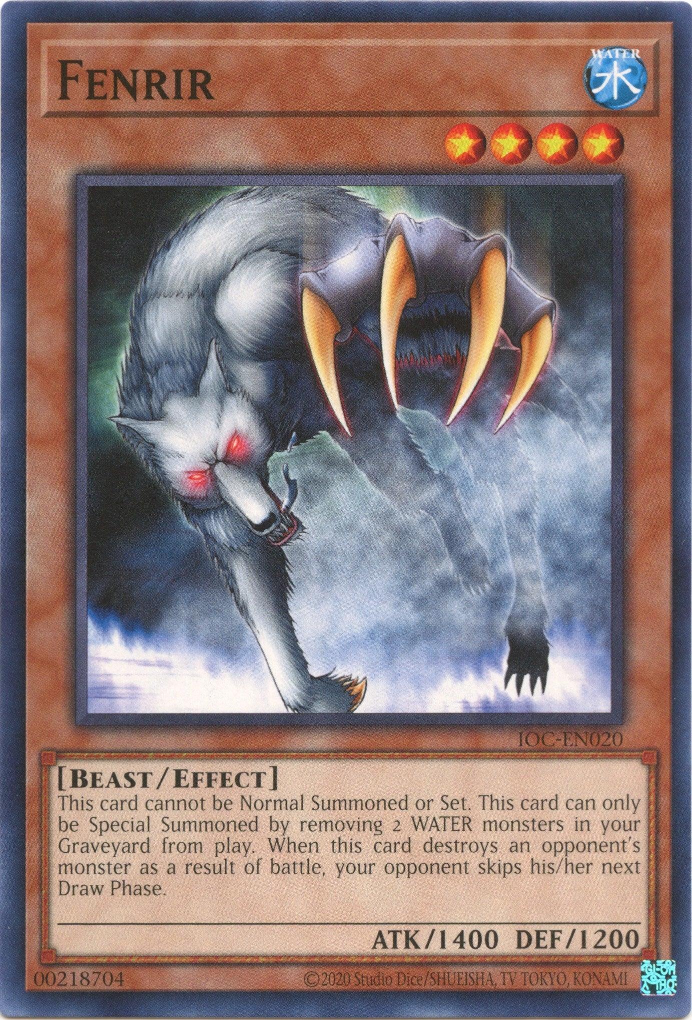Fenrir (25th Anniversary) [IOC-EN020] Common - Josh's Cards
