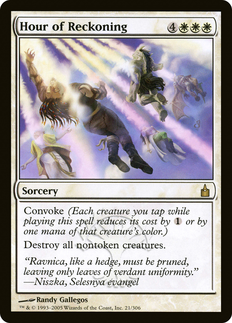 Hour of Reckoning (RAV-021) - Ravnica: City of Guilds Foil