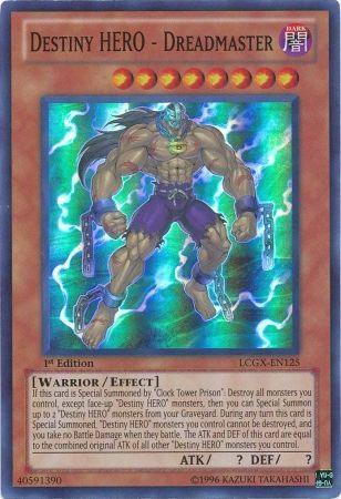 Destiny HERO - Dreadmaster [LCGX-EN125] Super Rare - Josh's Cards