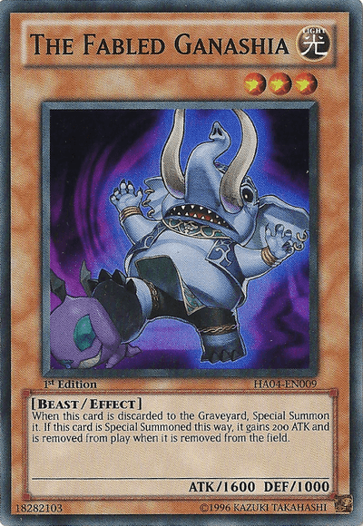 The Fabled Ganashia [HA04-EN009] Super Rare - Josh's Cards