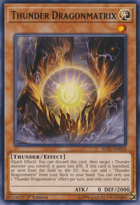 Thunder Dragonmatrix [SOFU-EN018] Rare - Josh's Cards