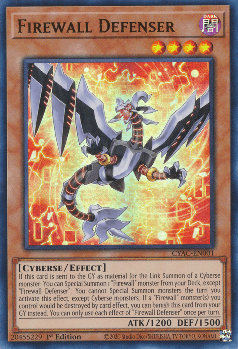 Firewall Defenser [CYAC-EN001] Ultra Rare - Josh's Cards