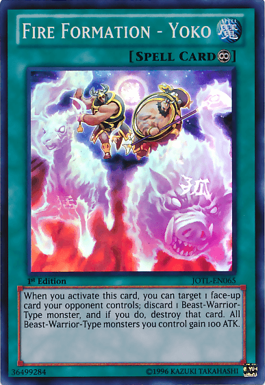 Fire Formation - Yoko [JOTL-EN065] Super Rare - Josh's Cards