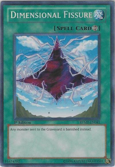 Dimensional Fissure [RYMP-EN081] Secret Rare - Josh's Cards