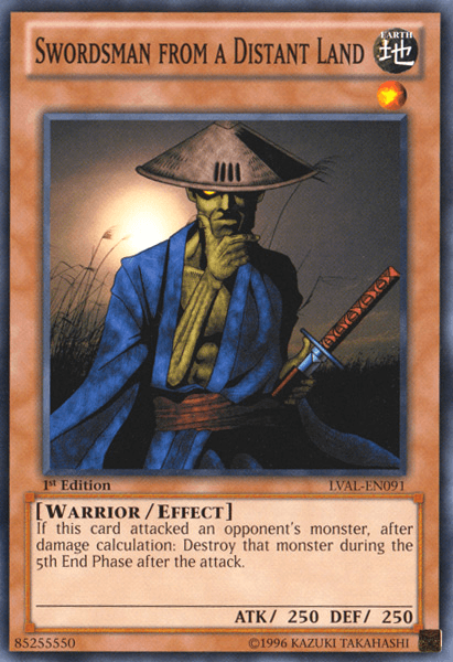 Swordsman from a Distant Land [LVAL-EN091] Common - Josh's Cards