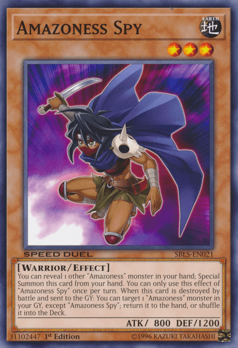 Amazoness Spy [SBLS-EN021] Common - Josh's Cards