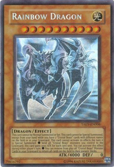 Rainbow Dragon (Chaos Neos Misprint) [TAEV-EN006] Ghost Rare - Josh's Cards