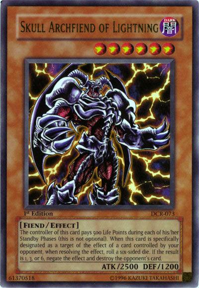 Skull Archfiend of Lightning [DCR-073] Ultra Rare - Josh's Cards