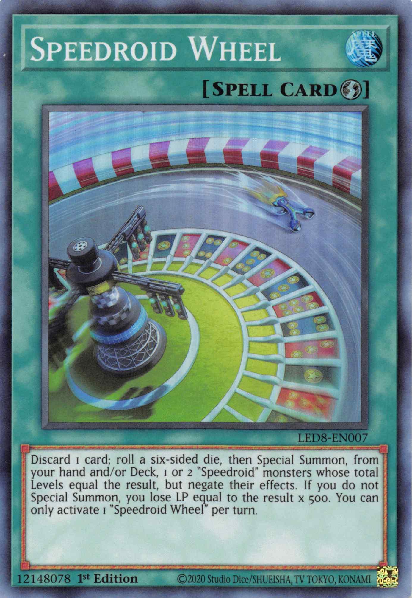 Speedroid Wheel [LED8-EN007] Super Rare - Josh's Cards