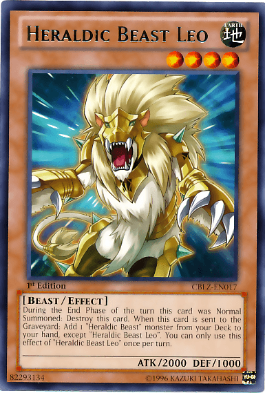 Heraldic Beast Leo [CBLZ-EN017] Rare - Josh's Cards