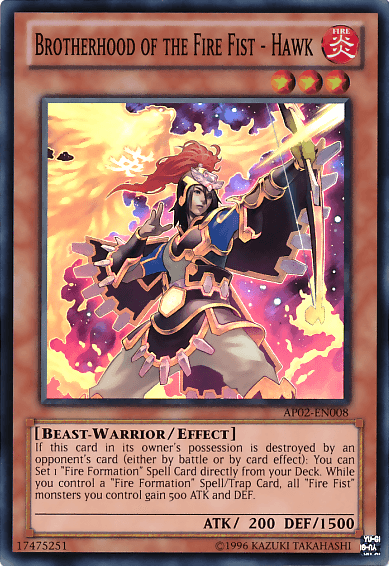 Brotherhood of the Fire Fist - Hawk [AP02-EN008] Super Rare - Josh's Cards