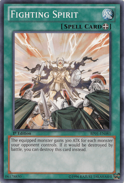 Fighting Spirit [BP01-EN081] Common - Josh's Cards
