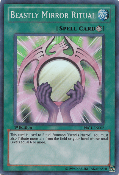 Beastly Mirror Ritual [PRC1-EN002] Super Rare - Josh's Cards
