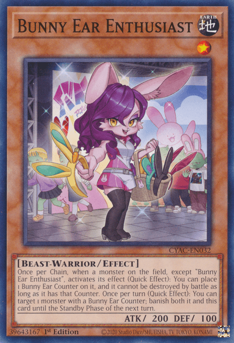 Bunny Ear Enthusiast [CYAC-EN032] Common - Josh's Cards