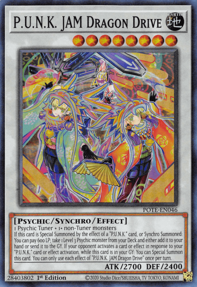 P.U.N.K. JAM Dragon Drive [POTE-EN046] Super Rare - Josh's Cards