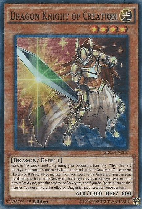 Dragon Knight of Creation [SR02-EN002] Super Rare - Josh's Cards