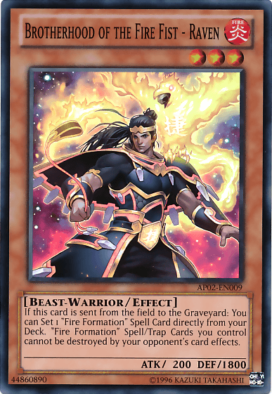Brotherhood of the Fire Fist - Raven [AP02-EN009] Super Rare - Josh's Cards