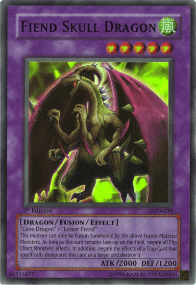 Fiend Skull Dragon [LOD-039] Super Rare - Josh's Cards