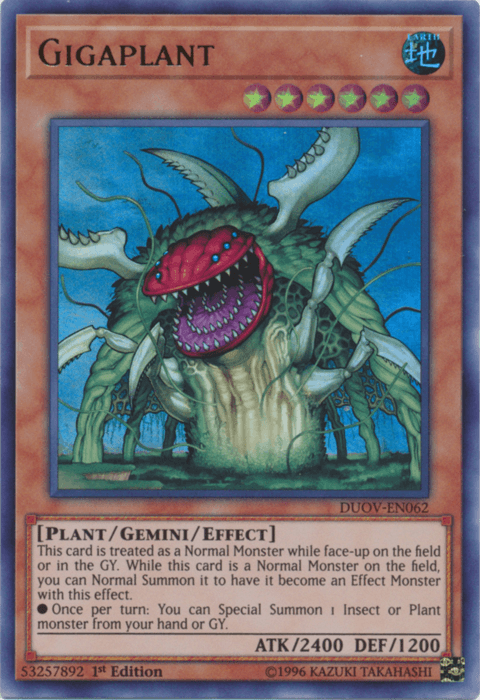 Gigaplant [DUOV-EN062] Ultra Rare - Josh's Cards