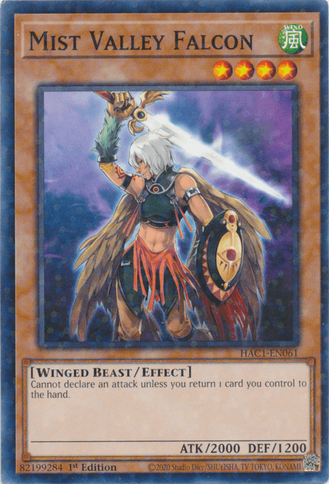Mist Valley Falcon (Duel Terminal) [HAC1-EN061] Common - Josh's Cards
