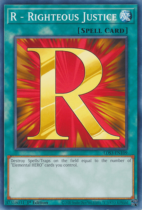 R - Righteous Justice [LDS3-EN109] Common - Josh's Cards