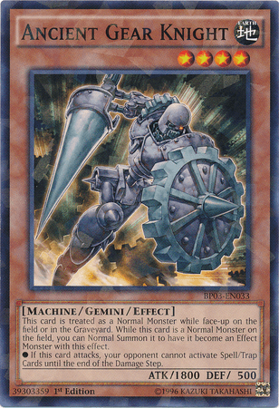 Ancient Gear Knight [BP03-EN033] Shatterfoil Rare - Josh's Cards