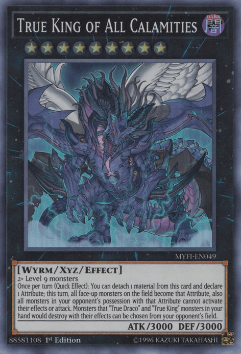 True King of All Calamities [MYFI-EN049] Super Rare - Josh's Cards