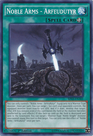 Noble Arms - Arfeudutyr [BP03-EN181] Common - Josh's Cards