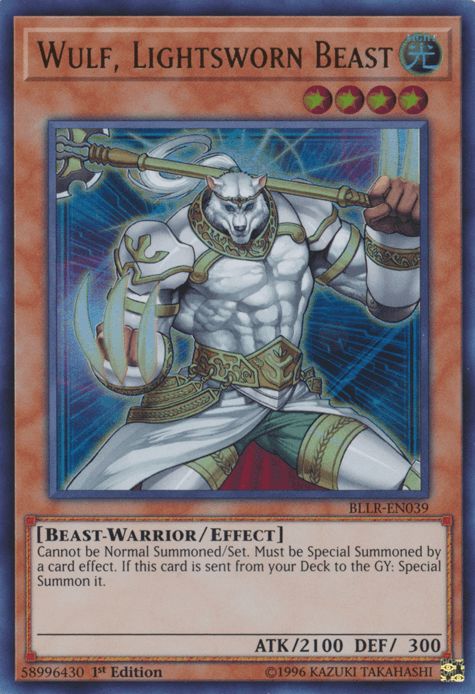 Wulf, Lightsworn Beast [BLLR-EN039] Ultra Rare - Josh's Cards