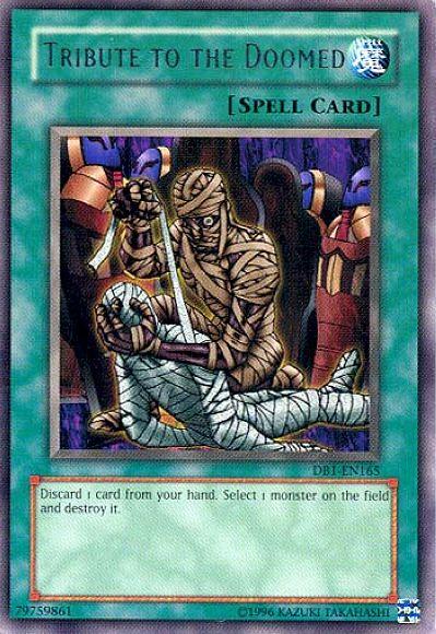 Tribute to The Doomed [DB1-EN165] Rare - Josh's Cards