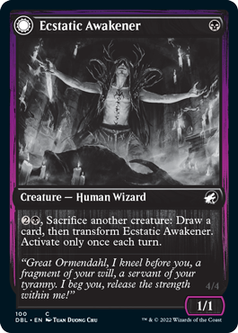 Ecstatic Awakener // Awoken Demon (DBL-100) - Innistrad: Double Feature: (Double Faced Transform) Foil