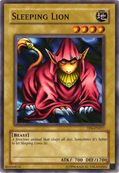 Sleeping Lion [TP6-EN017] Common - Josh's Cards