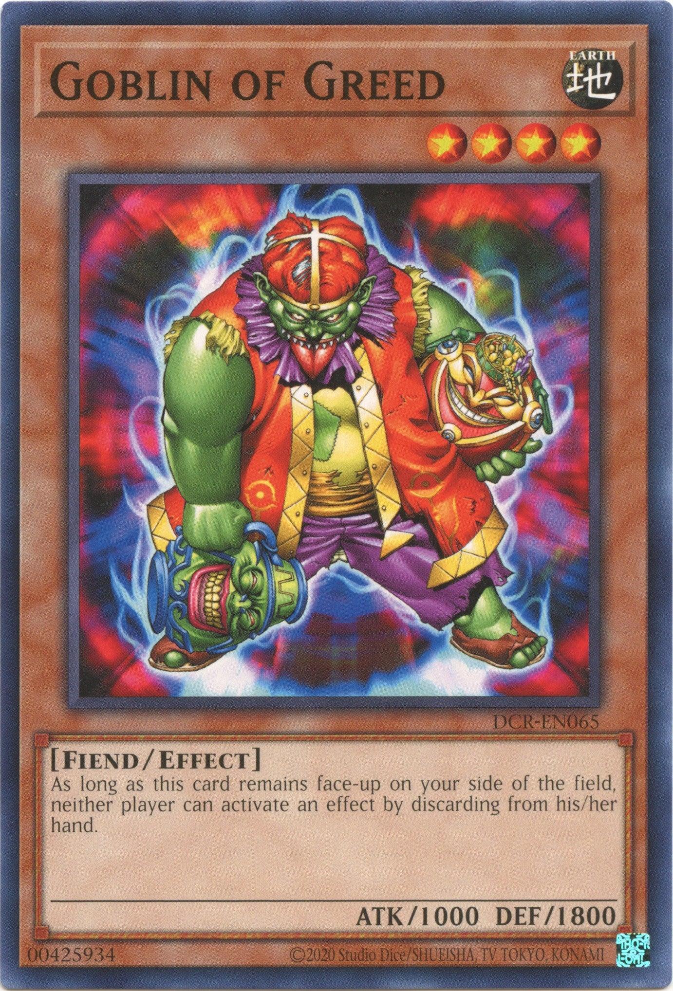 Goblin of Greed (25th Anniversary) [DCR-EN065] Common - Josh's Cards