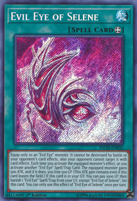 Evil Eye of Selene [INCH-EN032] Secret Rare - Josh's Cards