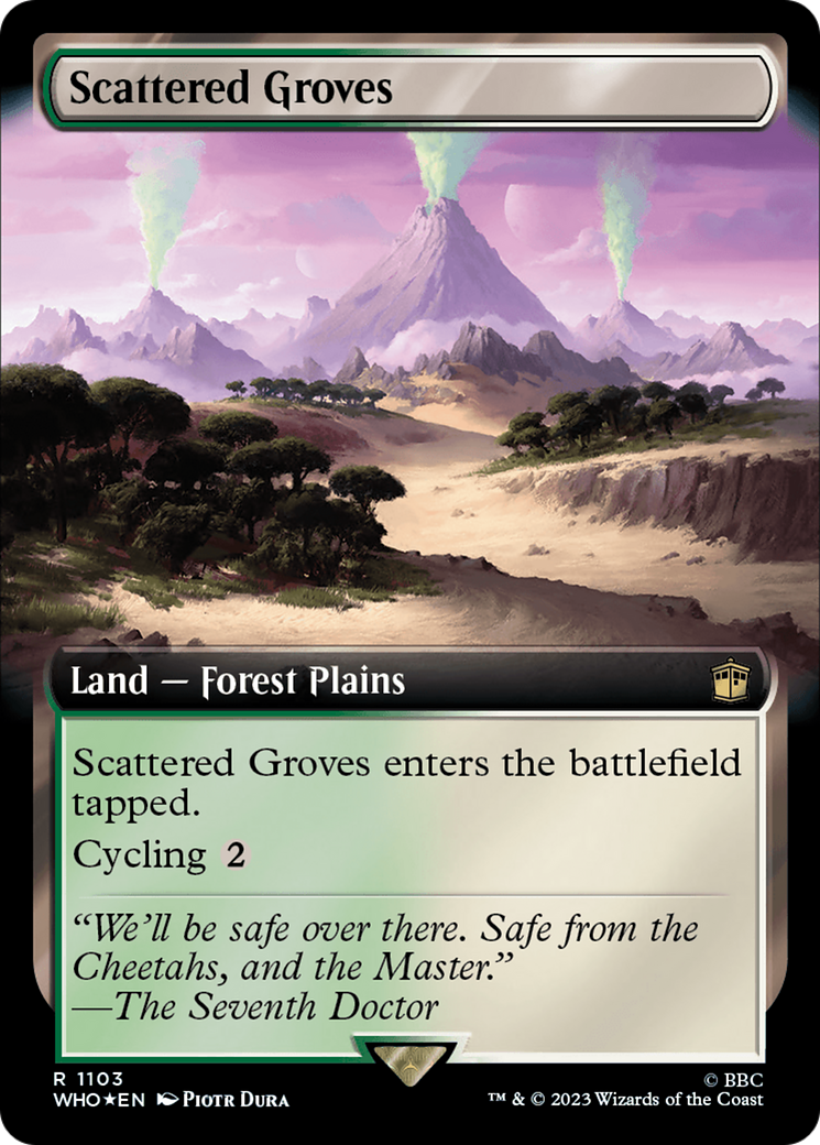 Scattered Groves (WHO-1103) - Doctor Who: (Extended Art) Foil