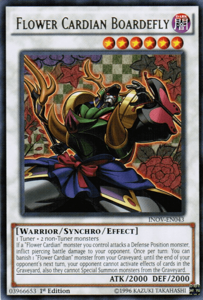 Flower Cardian Boardefly [INOV-EN043] Rare - Josh's Cards