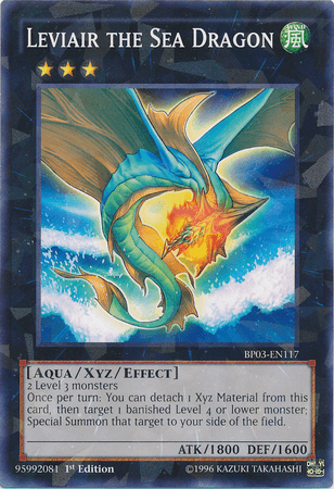 Leviair the Sea Dragon [BP03-EN117] Shatterfoil Rare - Josh's Cards
