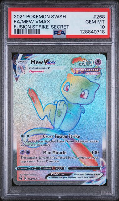 Mew VMAX Fusion Strike 268/264 PSA 10
