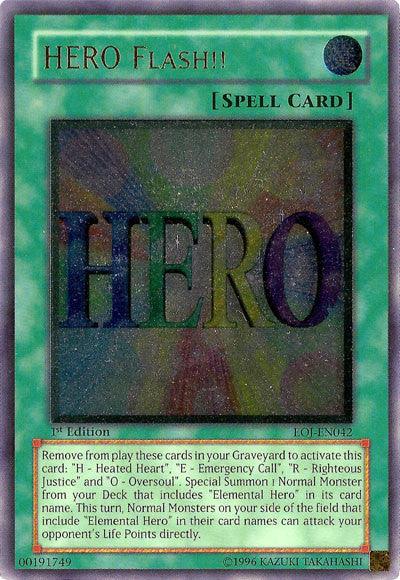HERO Flash!! [EOJ-EN042] Ultimate Rare - Josh's Cards
