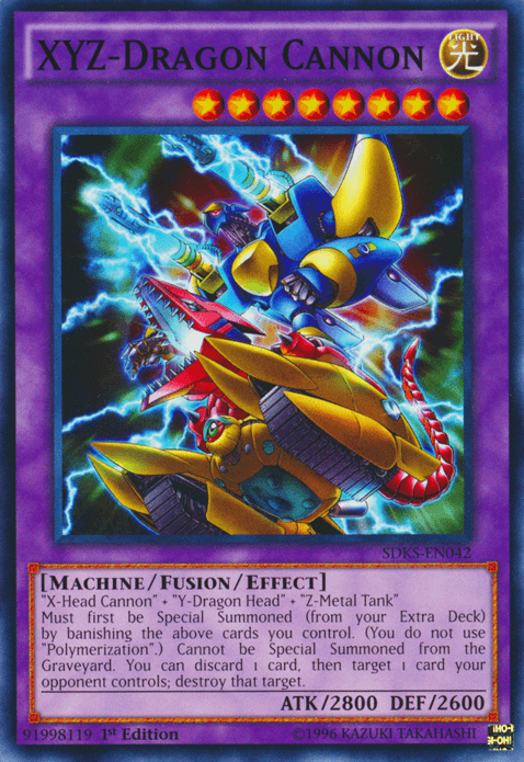 XYZ-Dragon Cannon [SDKS-EN042] Common - Josh's Cards