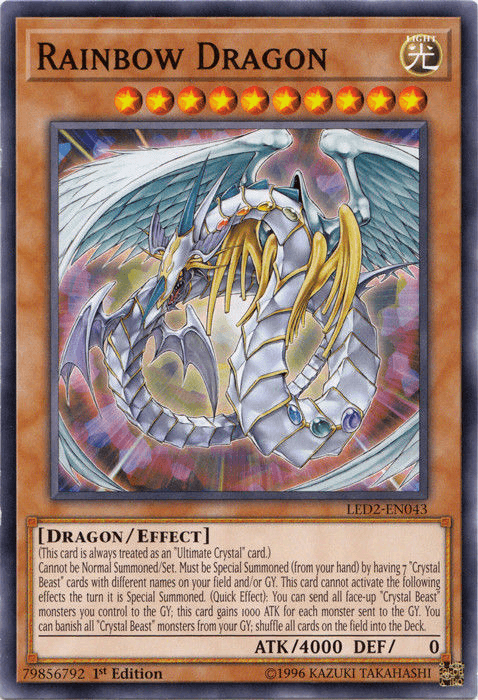 Rainbow Dragon [LED2-EN043] Common - Josh's Cards