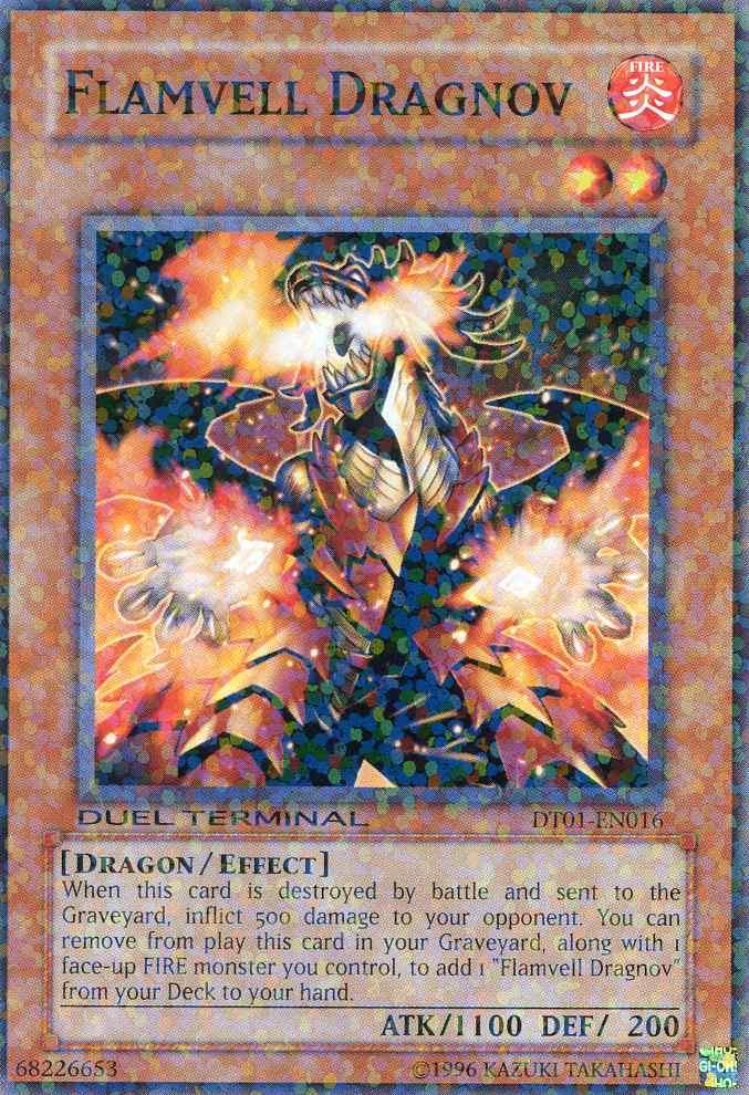 Flamvell Dragnov [DT01-EN016] Super Rare - Josh's Cards
