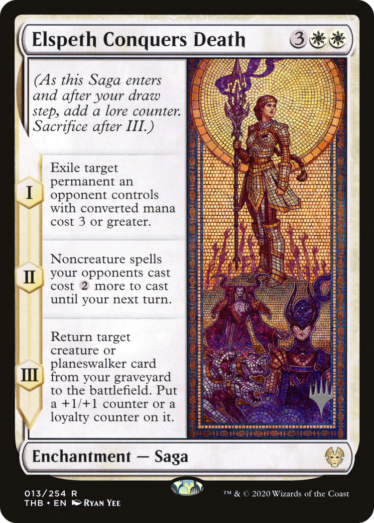 Elspeth Conquers Death (PPTHB-13P) - Theros Beyond Death Promos Foil
