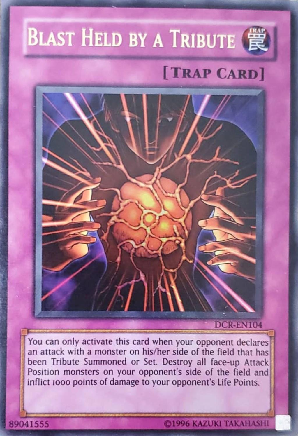 Blast Held by a Tribute [DCR-EN104] Ultra Rare - Josh's Cards